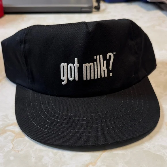 Vintage “Got Milk?” Black Cap - Picture 1 of 4